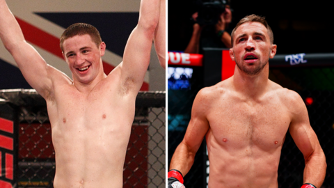 A split image of Brendan Loughnane in 2012 and 2023