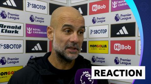 Pep Guardiola in post match interview