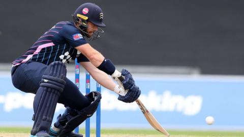 Mark Stoneman of Middlesex bats during a Metro Bank One Day Cup match