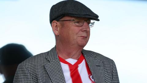 Accrington Stanley's outgoing owner Andy Holt