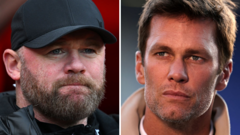 Wayne Rooney and Tom Brady