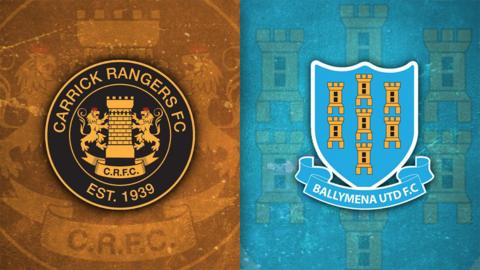 Carrick Rangers v Ballymena Utd