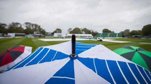 Monday's game was abandoned because of rain