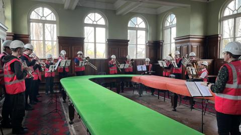 Youth orchestra practising in Redhills