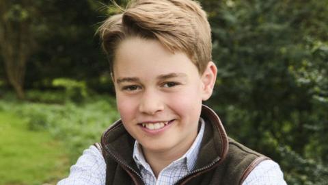 Prince George 12th birthday picture taken in Norfolk