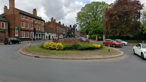 Castle Gate roundabout in Newark