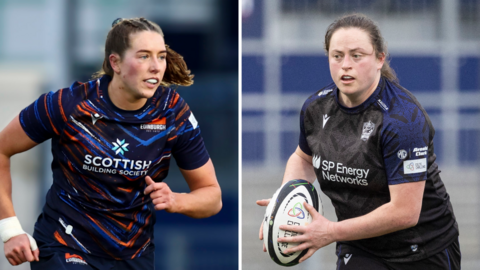 Adelle Ferrie (left) and Briar McNamara (right) in action