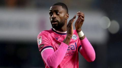 West Bromwich Albion defender Semi Ajayi applauds fans