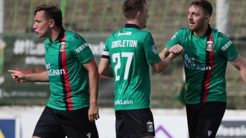 Ryan Cooney celebrates goal
