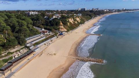 Branksome Chine Beach, Bournemouth,