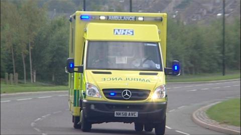 A North East Ambulance Service ambulance