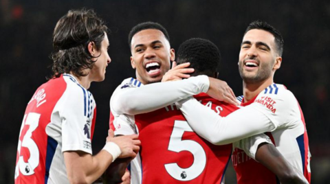 Arsenal celebrate