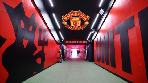 The tunnel at Old Trafford