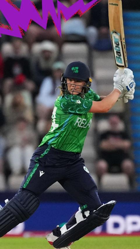 Louise Little bats for Ireland