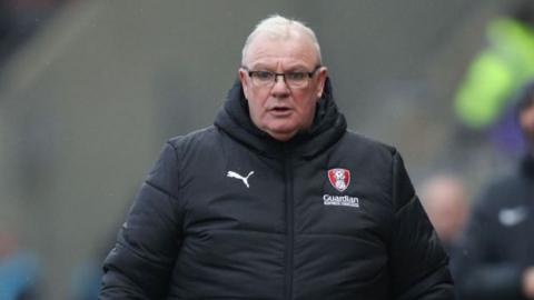 Rotherham United boss Steve Evans