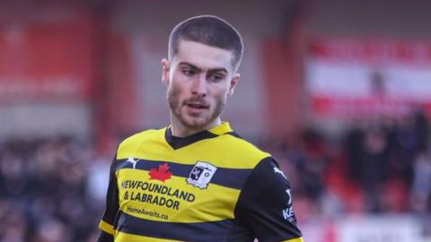 Midfielder Kian Spence scored 14 goals in two seasons at Barrow