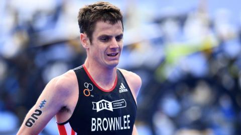 Jonathan Brownlee racing