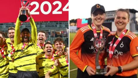 Gloucestershire skipper Jack Taylor lifted his county's first T20 Blast trophy at Edgbaston in September, while the Bryce sisters helped The Blaze win the last Charlotte Edwards Cup last June