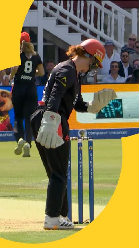 Jemima Spence shadow batting