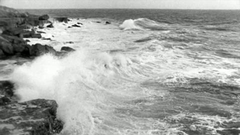 The coast of Pulpit Bay, near Portland Bill in Dorset.