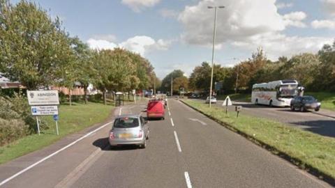 Traffic in Marcham Road, Abingdon