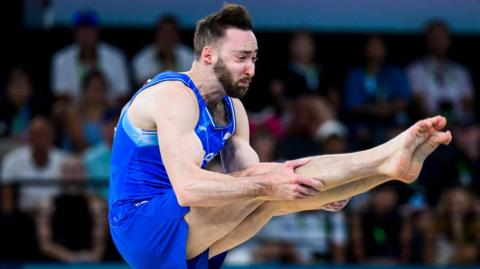 Artem Dolgopyat during Paris 2024 Olympics