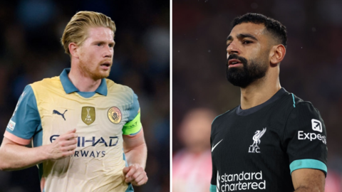 Salah and De Bruyne