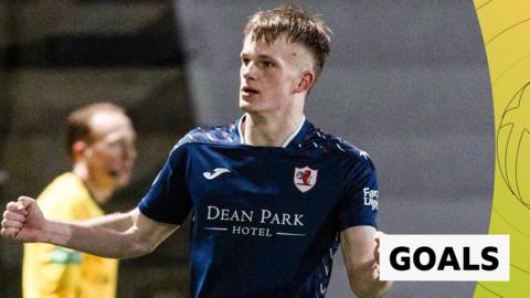 Raith Rovers celebrate