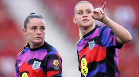 Ella Toone and Alessia Russo