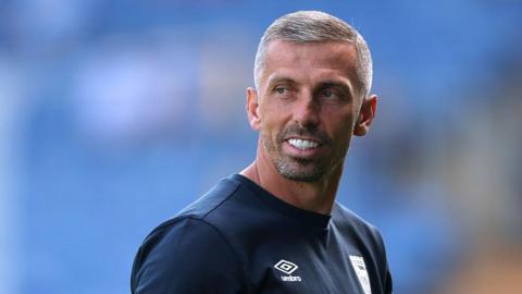 Gary O'Neil, the Ipswich Town manager, looks on