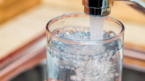 A generic image of glass of water being filled up from a tap