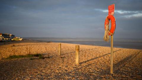 Littlestone beach in Kent