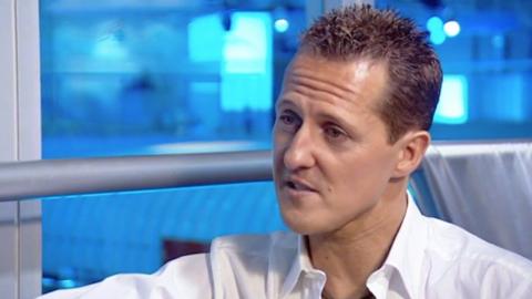 Michael Schumacher in studio