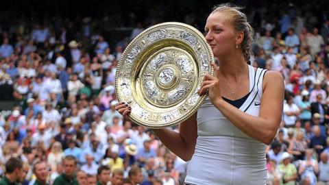 Petra Kvitova wins Wimbledon in 2011