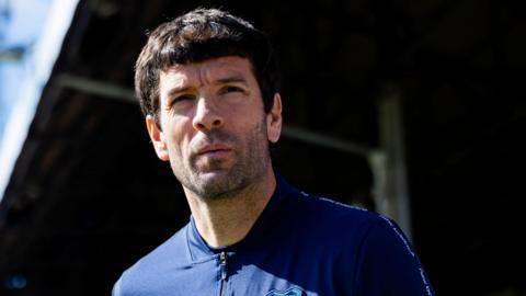 Brian Barry-Murphy wataches his team during their draw at Peterborough United