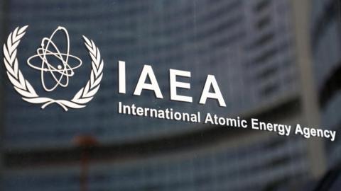 The IAEA logo