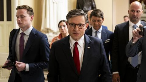 Speaker Mike Johnson in US Congress