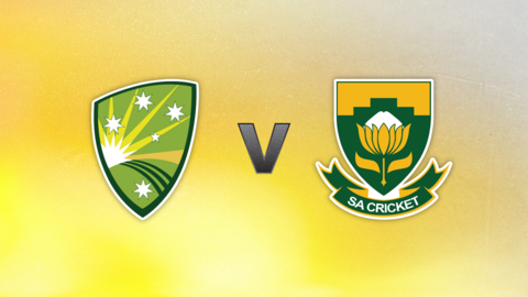 Australia v South Africa badge graphic
