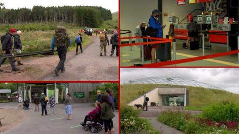 Selection of visitor attractions