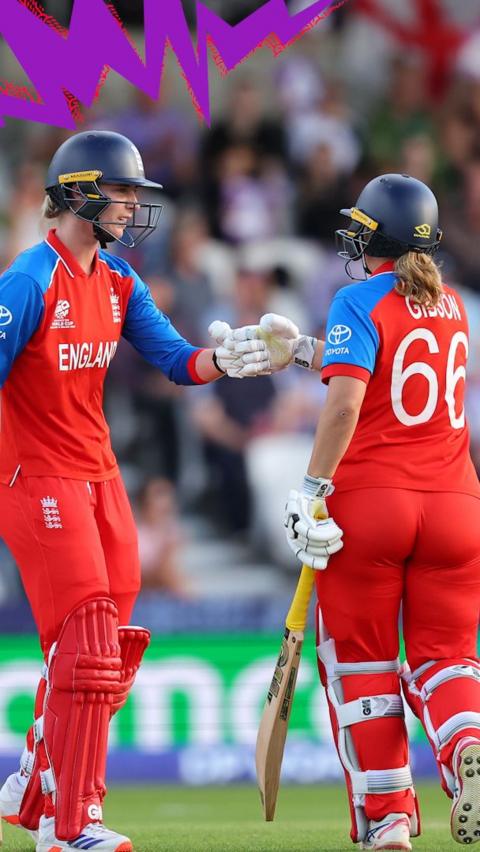 Dani Gibson hits a 'big' six
