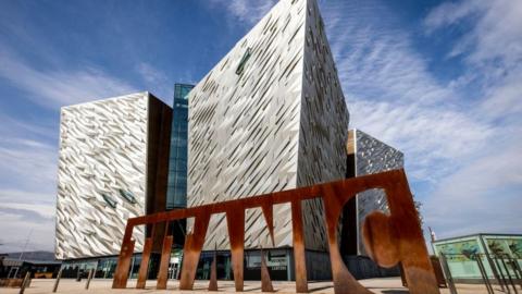 Titanic Belfast Museum in Belfast Harbour