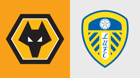 Wolves and Leeds club badges