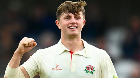 Lancashire paceman Jack Blatherwick is making only his fourth first-class appearance, having played twice on loan to Notts in 2019