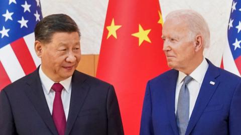 Xi Jinping and Joe Biden