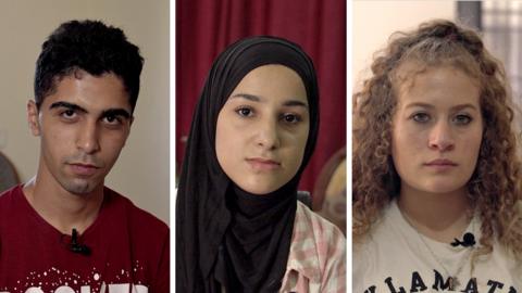 Three Palestinian teenagers