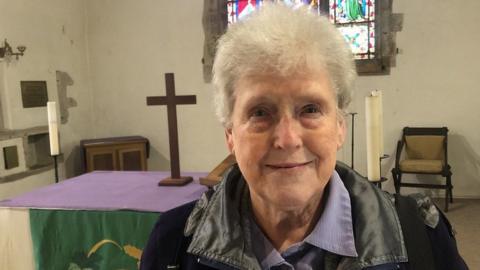 Rosemary Westwell, the church warden