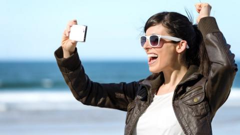 Woman talking on her phone