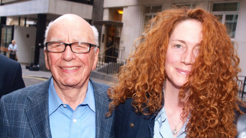 Rupert Murdoch and the then News International chief executive Rebekah Brooks pictured in July 2011