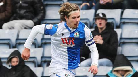 Todd Cantwell in action for Blackburn