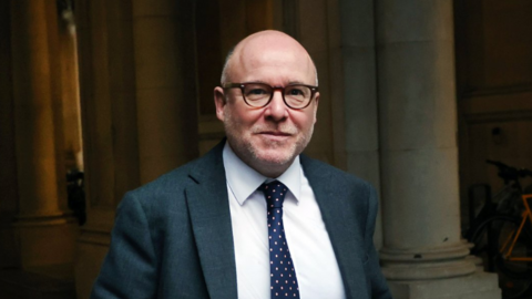 British Attorney General Richard Hermer arrives for a cabinet meeting at 10 Downing Street